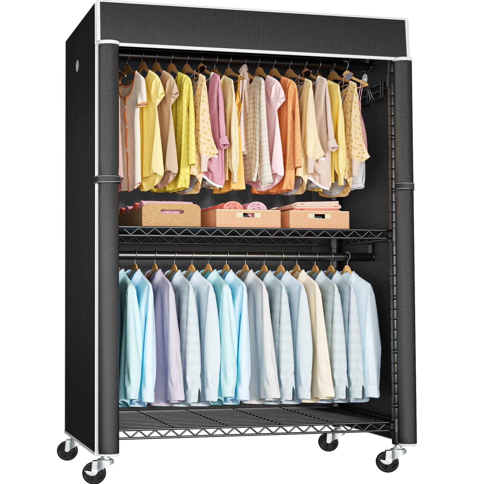 Black Rack with Black Cover
