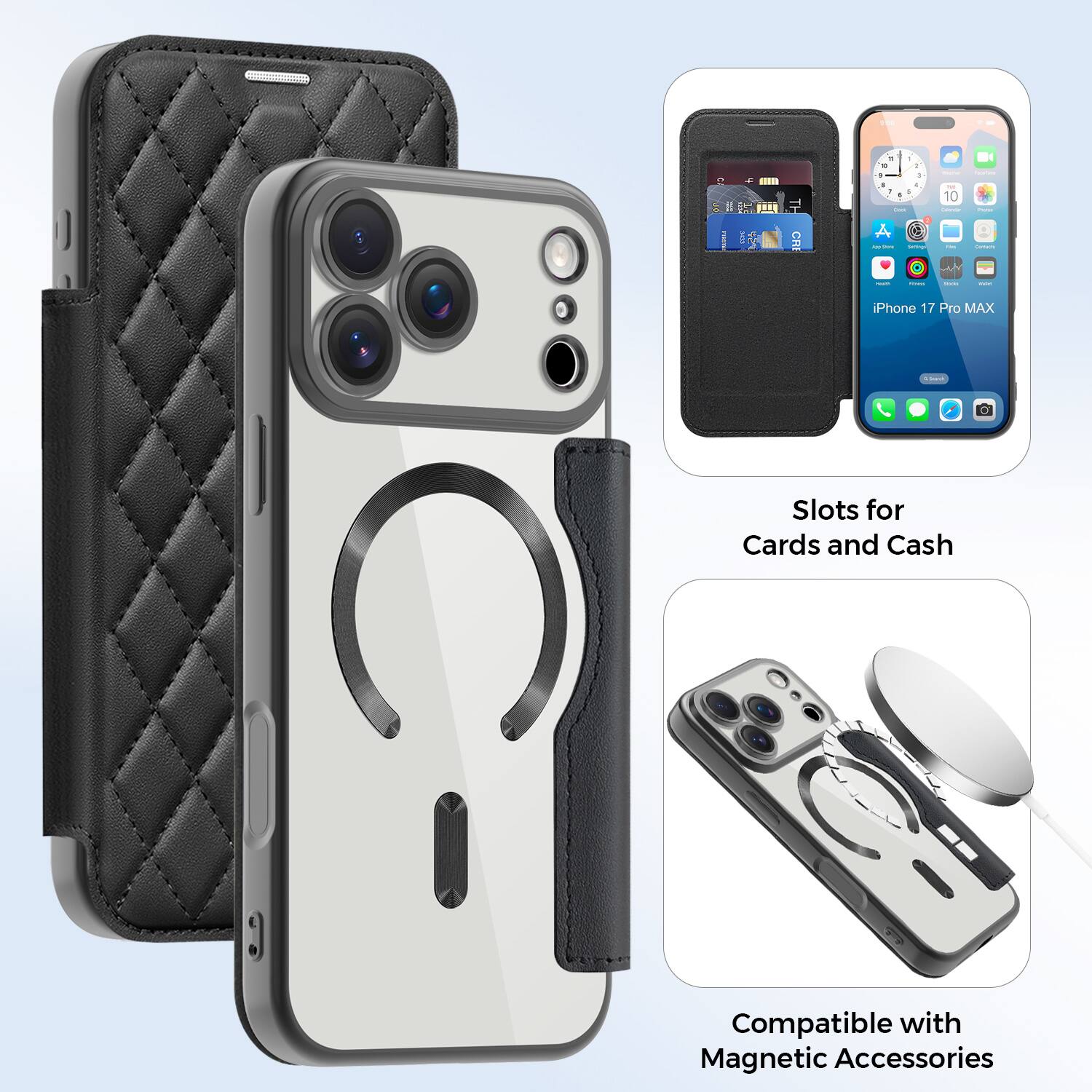 UUCOVER Magnetic Case for Apple iPhone 18 Pro Max with Lens Protector ...