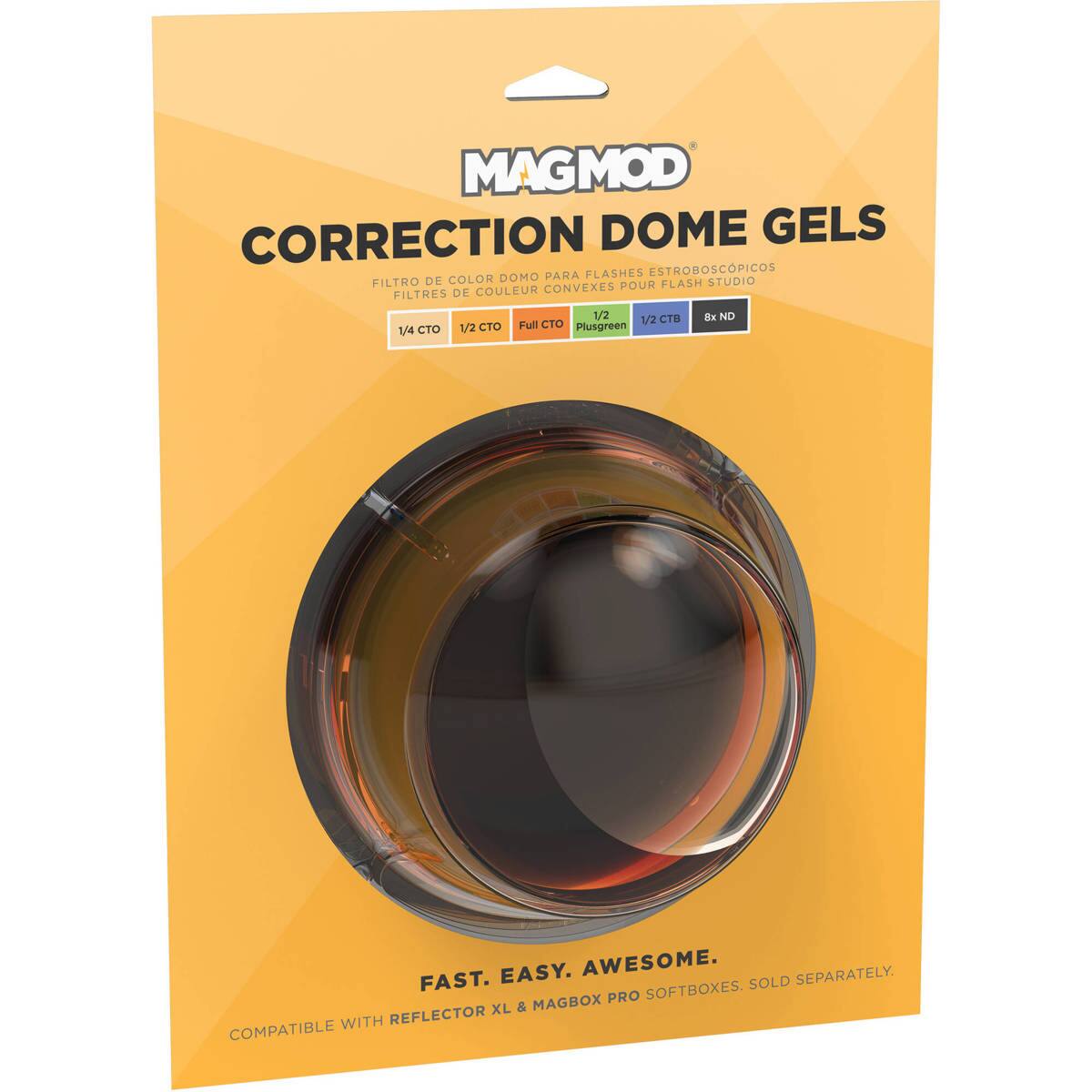 MAGMOD CORRECTION DOME GELS PARA FLASHES ESTROBOSCÓPICOS FILTRO DE COLOR DOMO STUDIO CONVEXES POUR FLASH FILTRES DE COULEUR 1/2 V/2 CTB Dx NID 1/2 Full T Plusgreen 1/4 EASY. AWESOME. SEPARATELY. FAST. SOFTBOXES. SOLD MAGBOX PRO REFLECTOR XL & COMPATIBLE WITH