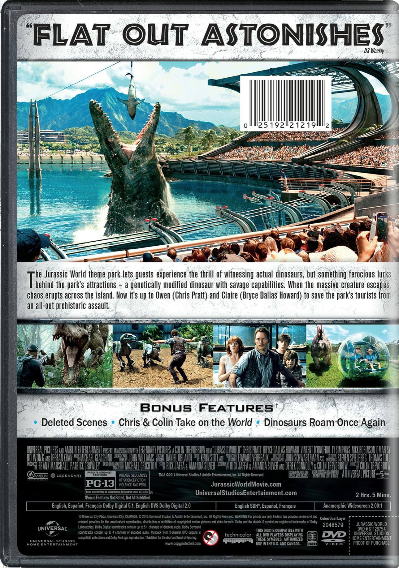 Angle. Jurassic World [DVD].