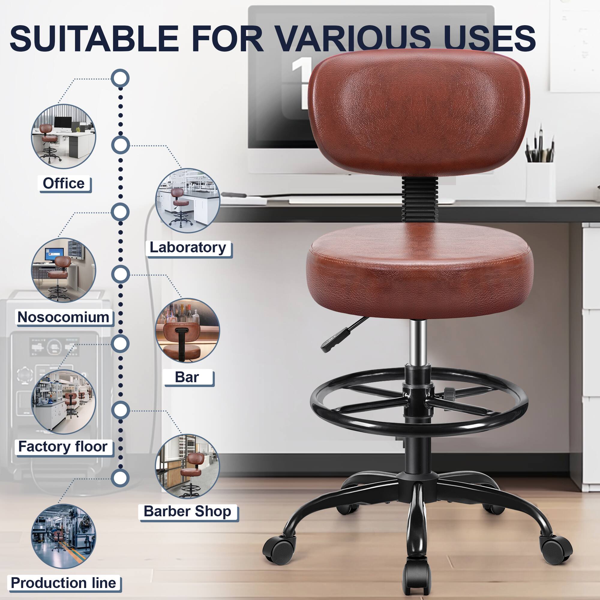 SUITABLE FOR VARIOUS USES

- Office
- Laboratory
- Nosocomium
- Bar
- Factory floor
- Barber Shop
- Production line