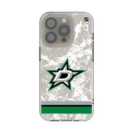 Keyscaper - NHL - Dallas Stars iPhone Stripe Clear Ice Case - 16e - Multicolor