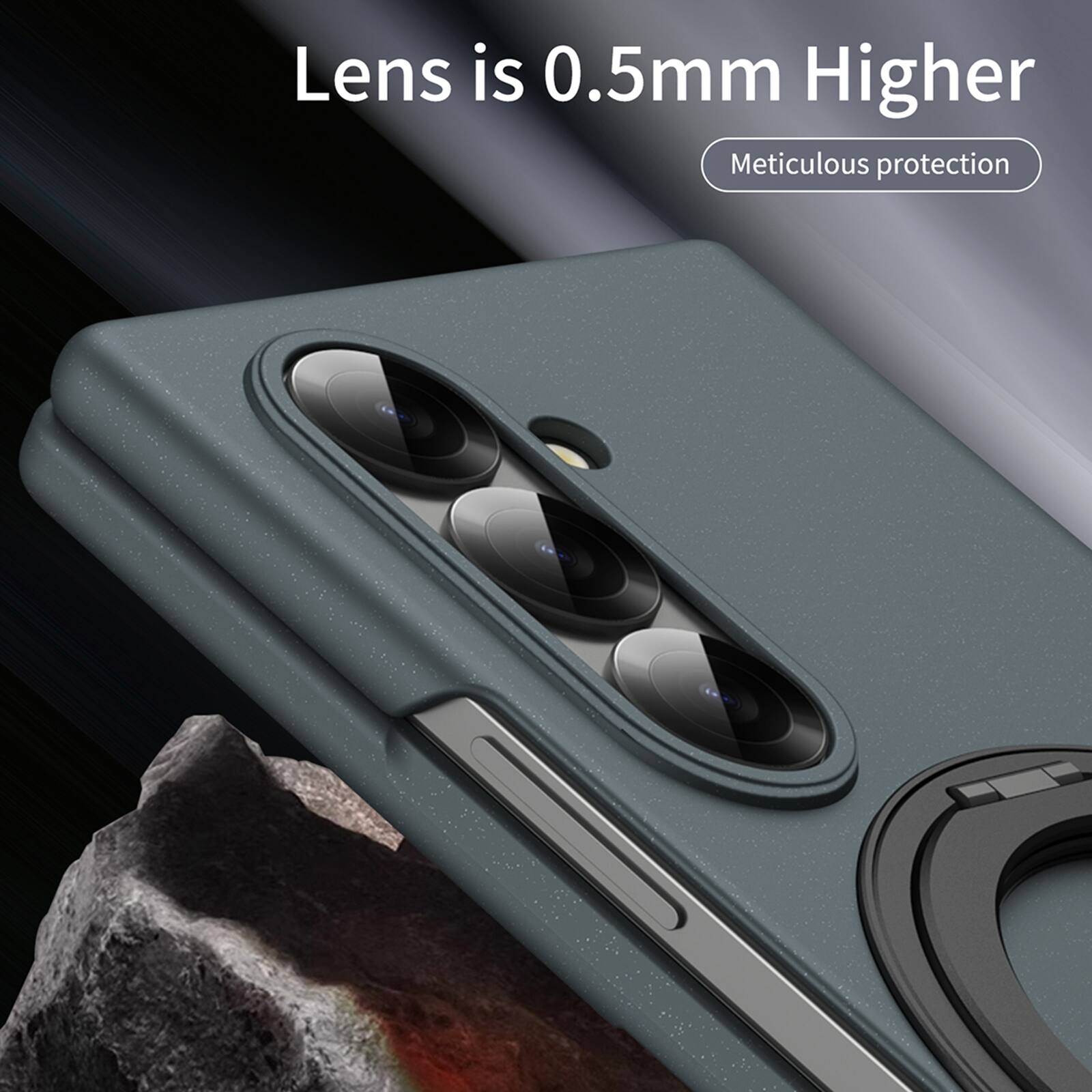 Lens is 0.5mm Higher  
Meticulous protection