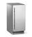Left. Scotsman - 65 lb Built-in Panel Ready Indoor and Outdoor Rated Gourmet Top Hat Clear Ice Machine with Pump - Panel Ready.