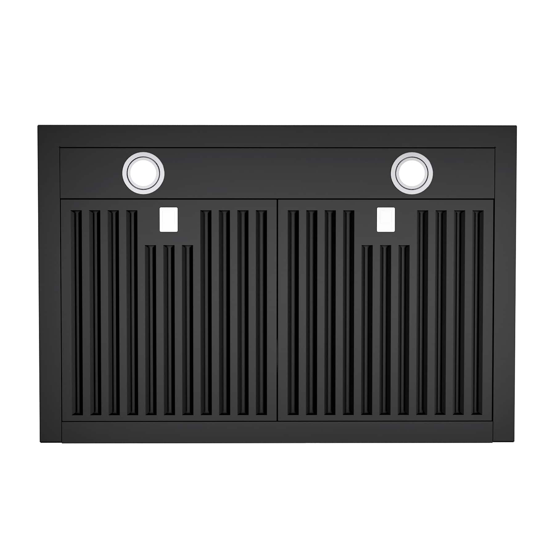 Onefly - 30 inches - Convertible - Wall Range Hood - Black Stainless Steel