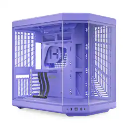 HYTE - Y70 Mid-Tower ATX Gaming PC Desktop Case with Riser Cable - Taro Milk