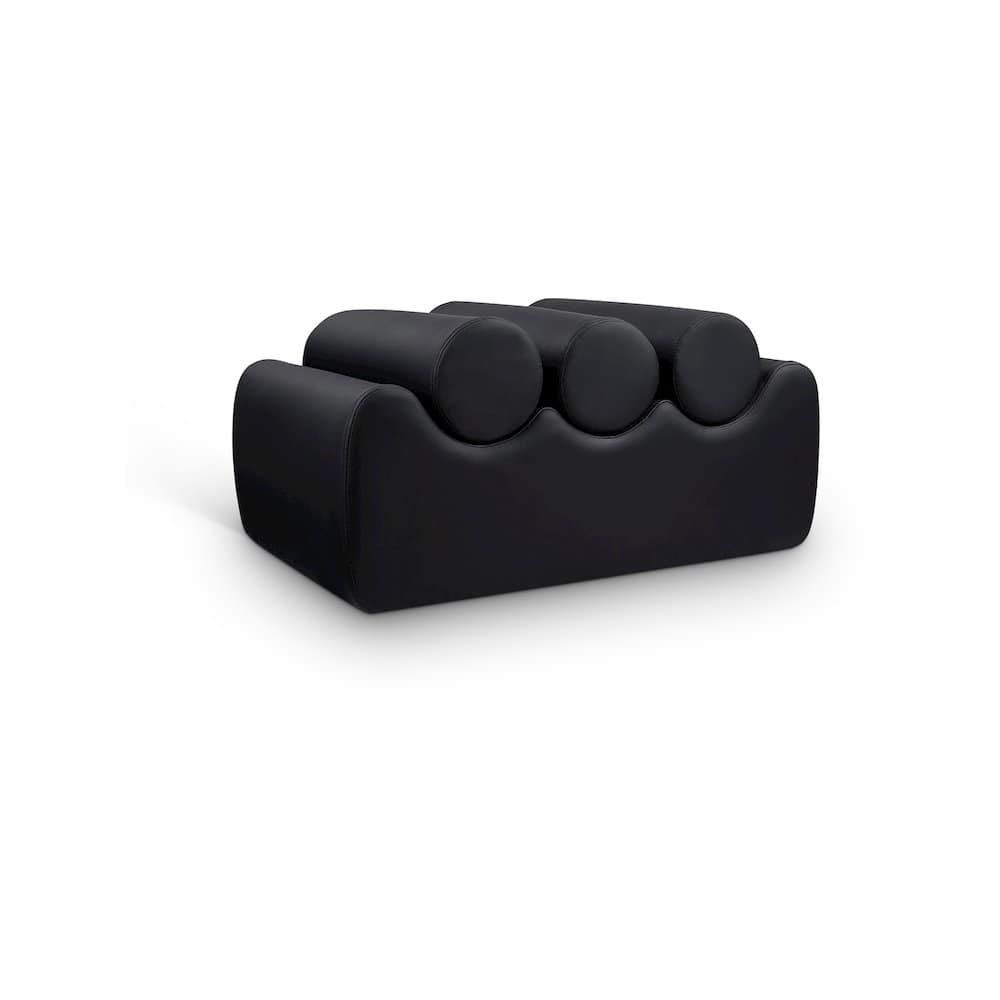 Meridian Furniture - Rumble Vegan Leather Bench - Black