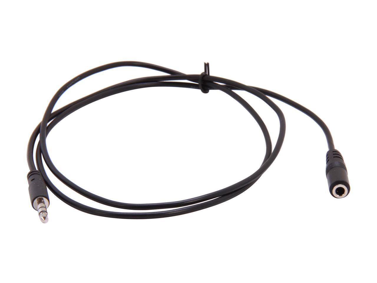 Alt View 1. StarTech.com - StarTech.com MU1MMFS 0.3" Slim 3.5mm Stereo Extension Audio Cable Male to Female.