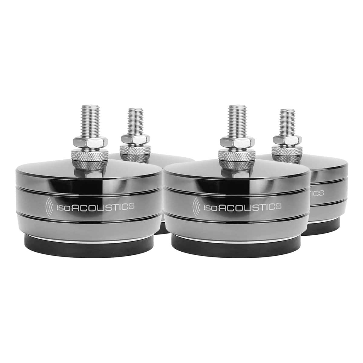 IsoAcoustics - GAIA-TITAN Cronos Speaker Isolator Feet - 4 Pack - Silver