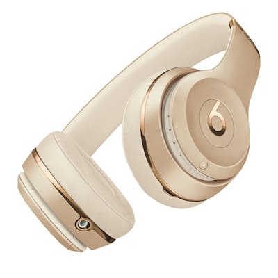 Beats Refurbished Excellent Solo3 Wireless On Ear Headphones Gold Beats Refurbished Excellent Solo3 Wireless On Ear Headphones Gold