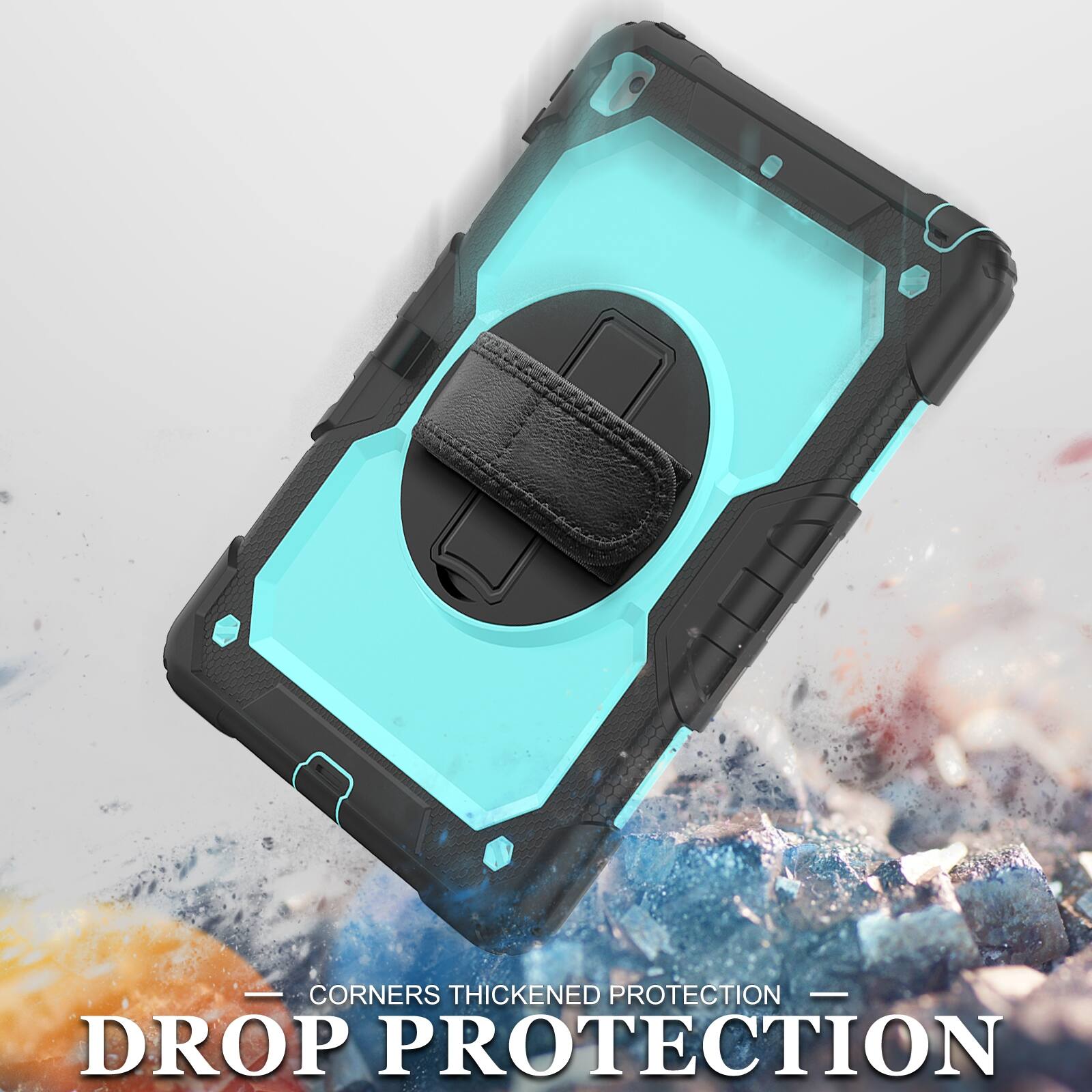 CORNERS THICKENED PROTECTION  
DROP PROTECTION