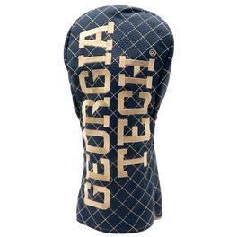 Team Golf - Georgia Tech Yellow Jackets Quilted Driver Headcover - Multicolor