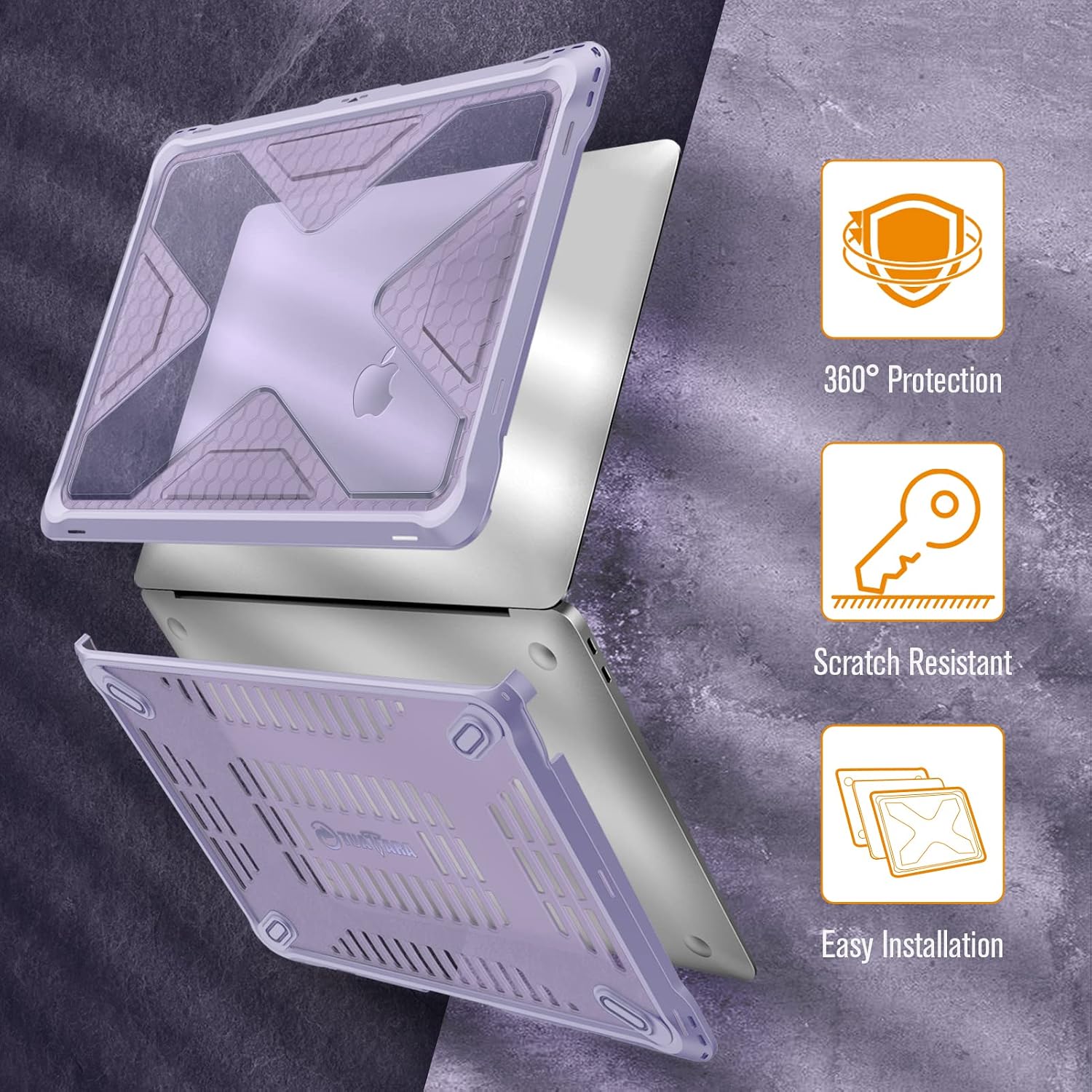 360° Protection  
Scratch Resistant  
Easy Installation