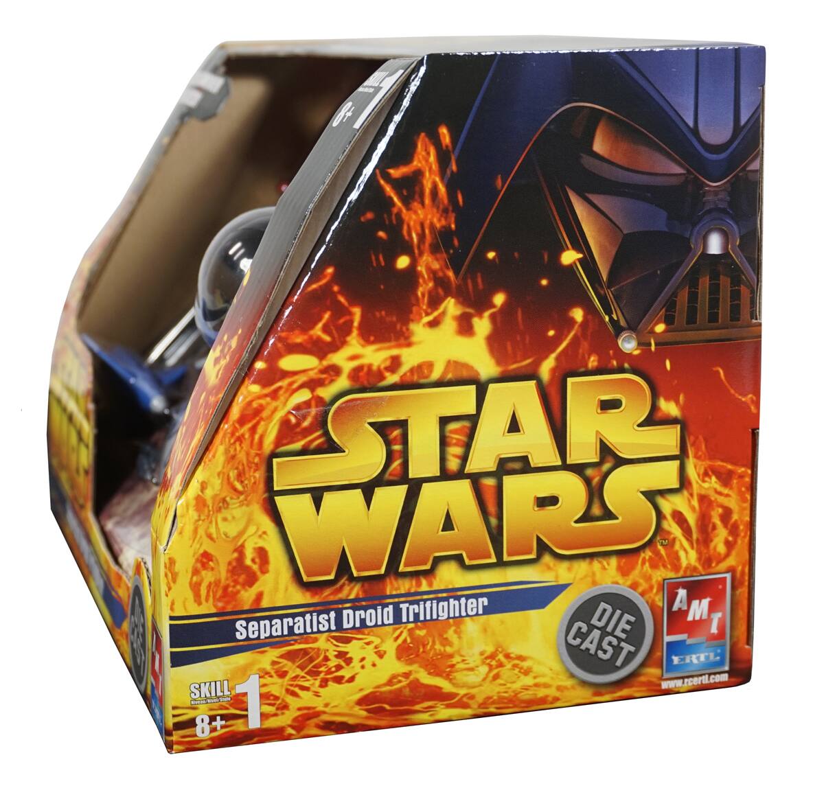STAR WARS  
Separatist Droid Trifighter  

DIE CAST  
AMT ERTL  
www.rcertl.com  

SKILL 1  
8+
