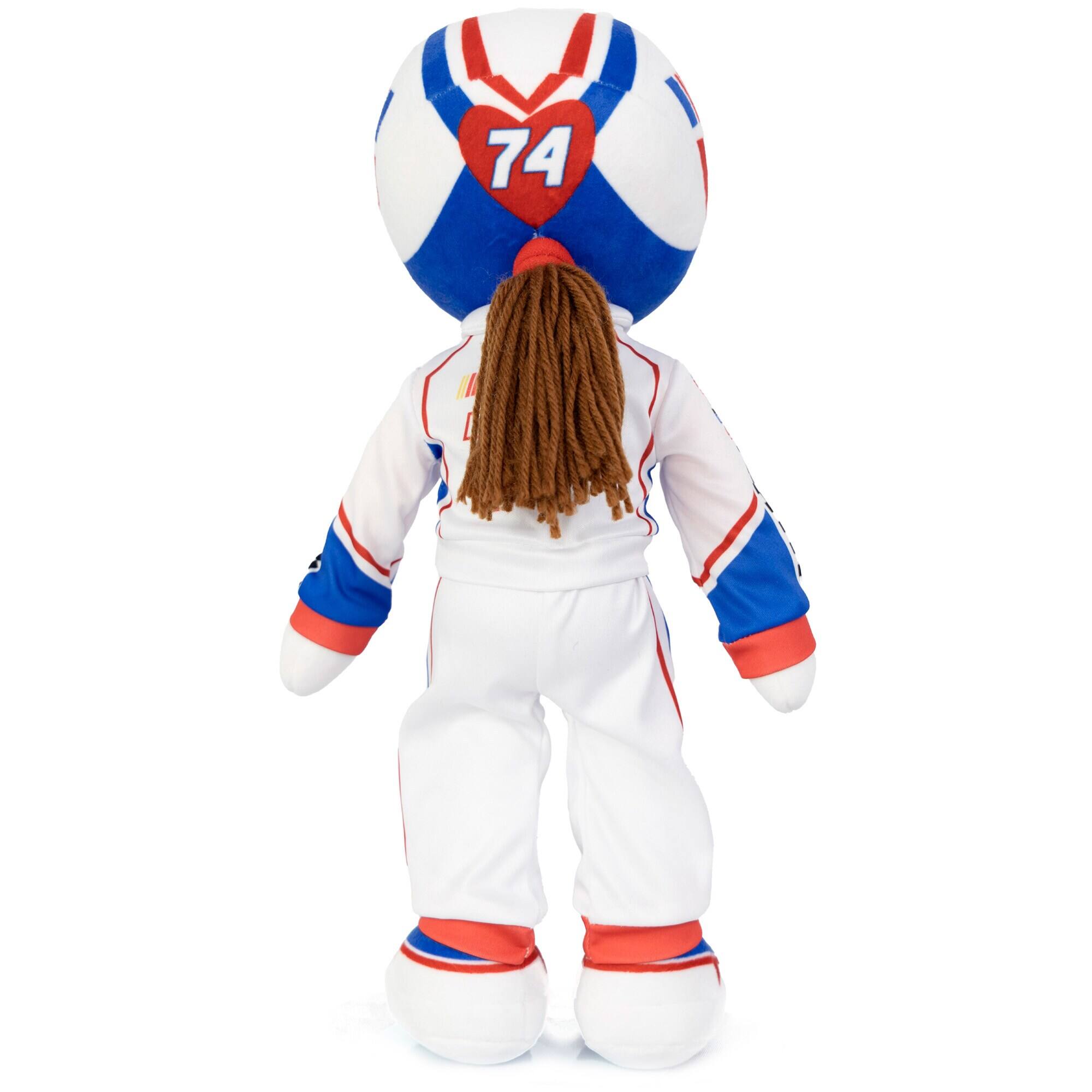 Alt View 1. Plushible - NASCAR Sally 14" Speedster Racecar Driver Rag Doll - White.