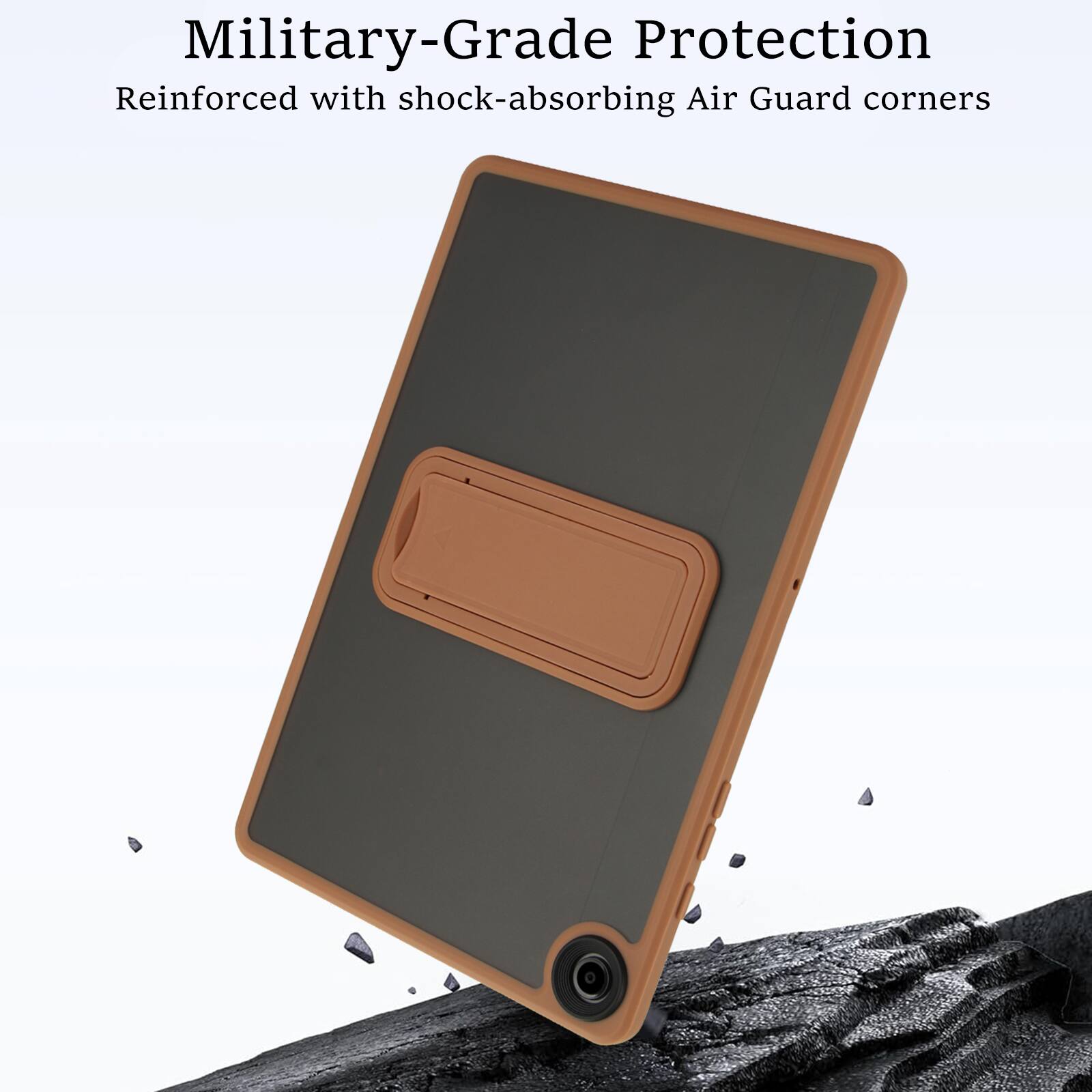Military-Grade Protection  
Reinforced with shock-absorbing Air Guard corners