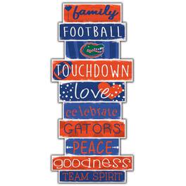 Fan Creations - Florida Gators 5'' x 24'' Celebrations Stack Sign - Multicolor