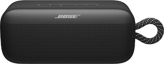 Front. Bose - SoundLink Plus Portable Bluetooth Speaker - Black.