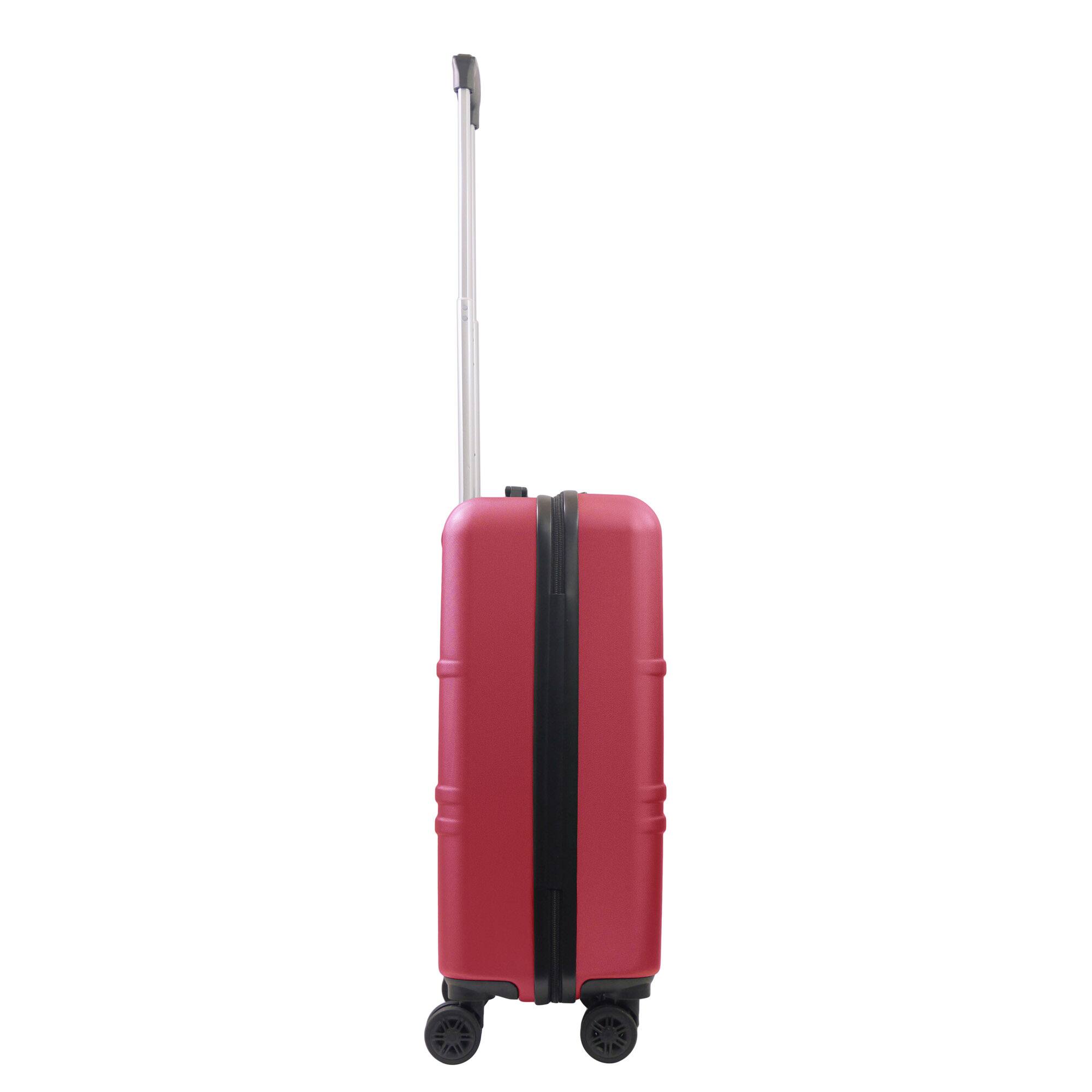 Left. American Dreamliner - 22.5" Hardside Carry-On Luggage - RED.