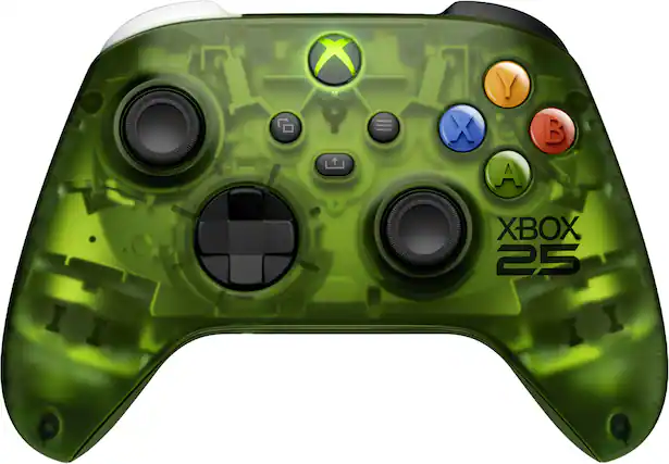 Front. Microsoft - XBOX Wireless Controller for XBOX Series X, XBOX Series SXBOX One, PCs, TVs, mobile, and more - X25 Special Edition.