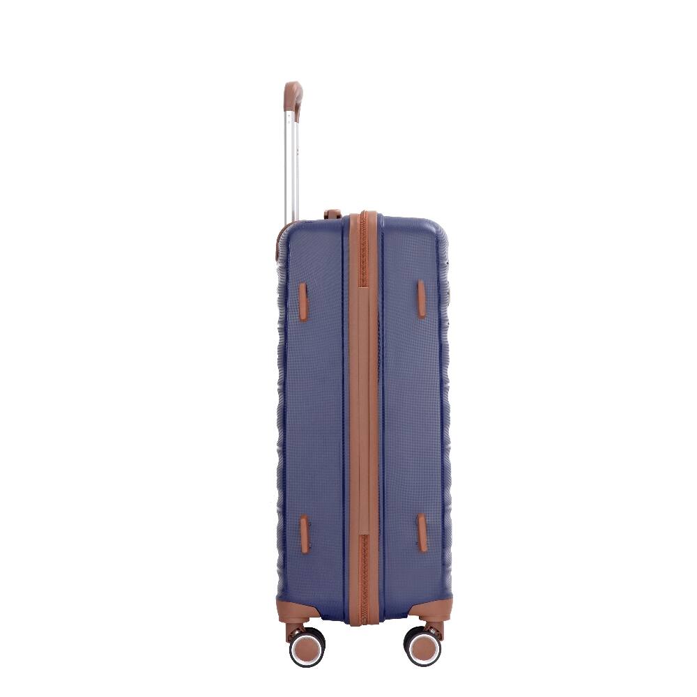 Alt View 2. Ropilly - Ropilly 5 Piece Luggage Set PP Hardshell 20 24 28 Inch Suitcase Set with Travel Bag Blue - Blue.