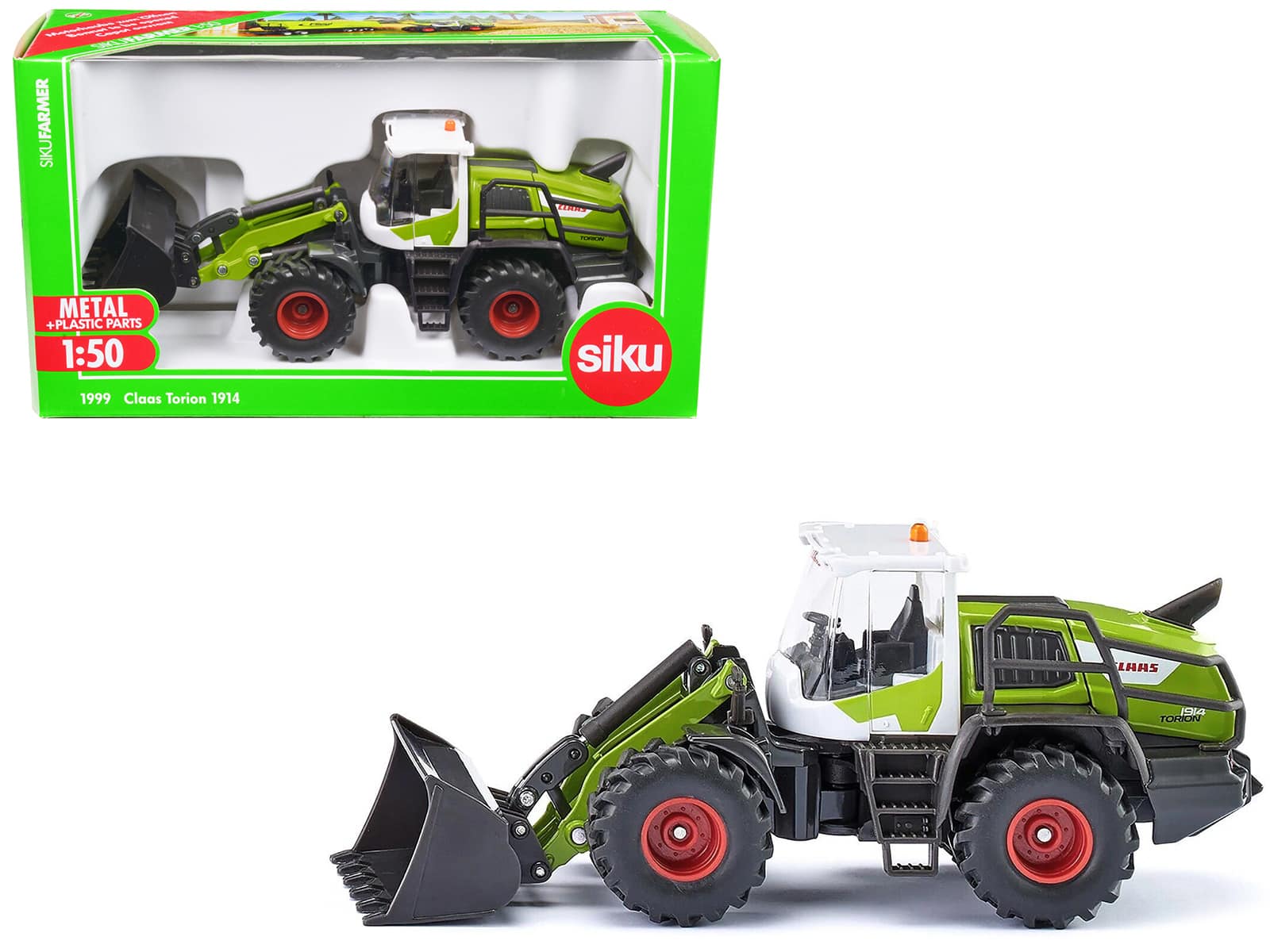 Claas Torion 1914 Wheel Loader Green and White 1/50 Diecast Model by Siku price history on PriceWatchPro