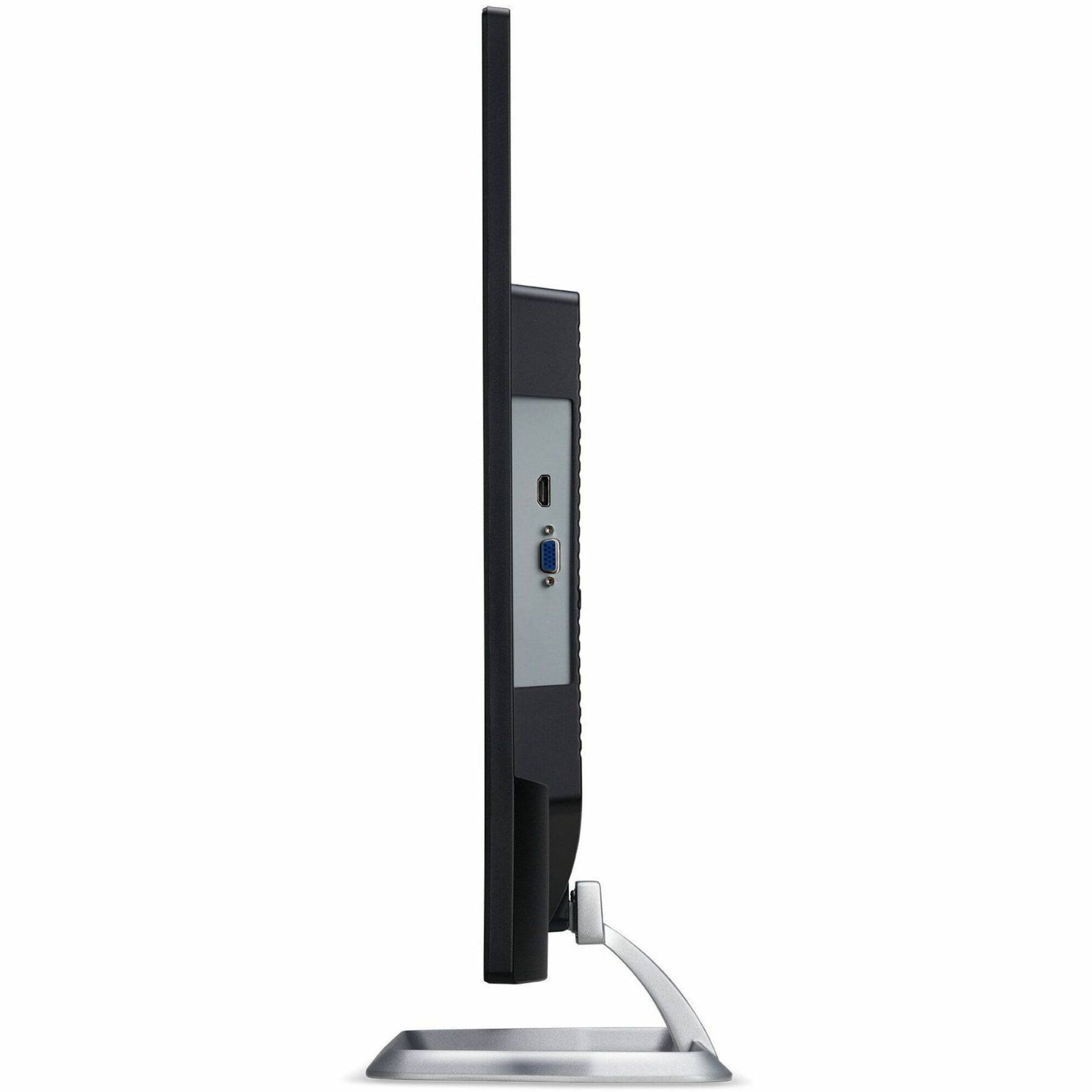 Left. Acer - 31.5" IPS LCD FHD 60Hz Monitor (VGA, HDMI) - Black.