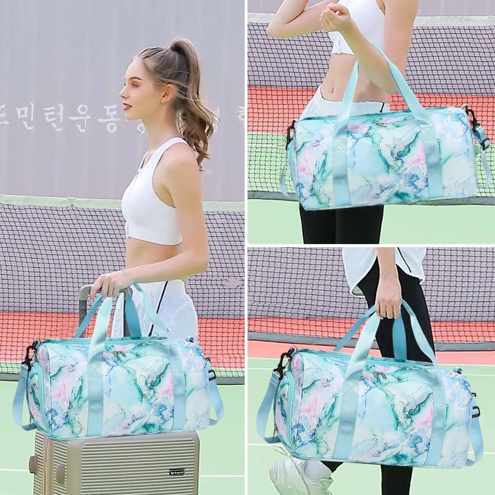 Paradigms Interiors Gym Bag Sports Duffle With Wet Pocket Weekender ...