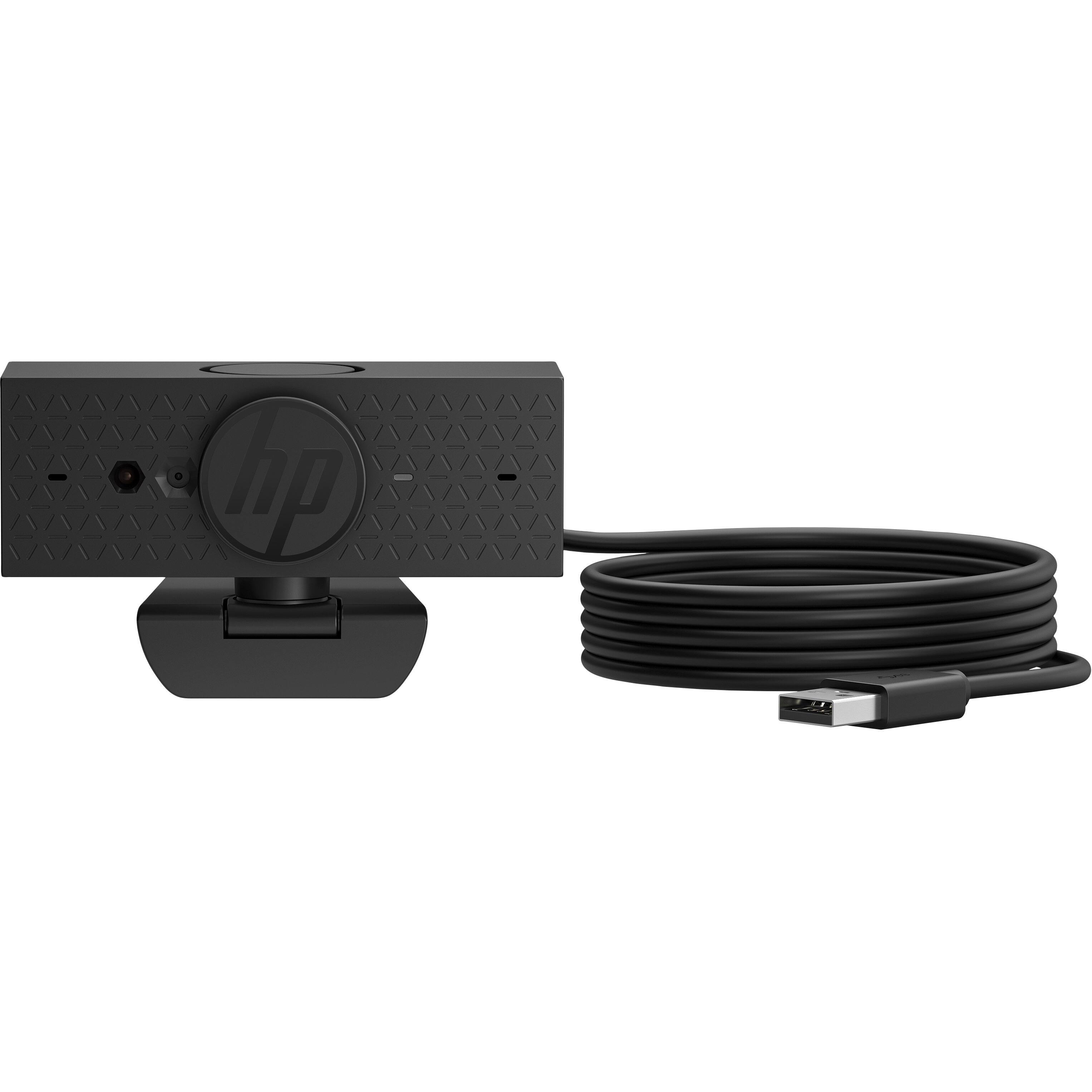 Alt View 8. HP - HP 625 Webcam - 4 Megapixel - 60 fps - USB Type A - 1920 x 1080 Video - Auto-focus - 92° Angle - Microphone.