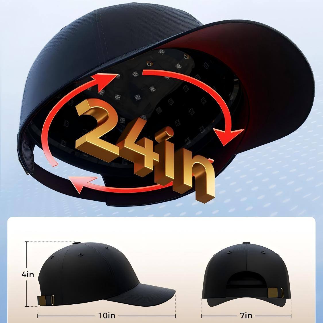 24in, 4in, 10in, 7in