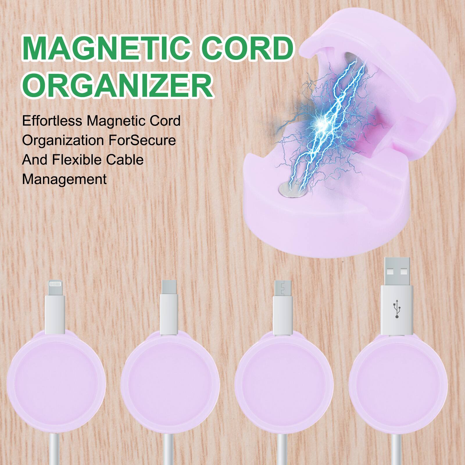 MAGNETIC CORD ORGANIZER

Effortless Magnetic Cord Organization For Secure And Flexible Cable Management