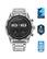 Angle Zoom. Citizen - CZ Smart 45mm Unisex Stainless Steel Sport Smartwatch with Stainless Steel Bracelet - Silver.
