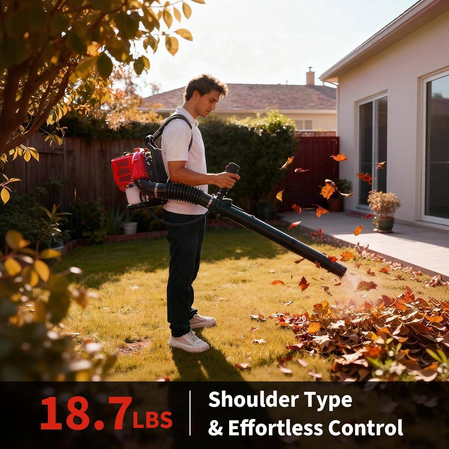 18.7 LBS  
Shoulder Type & Effortless Control