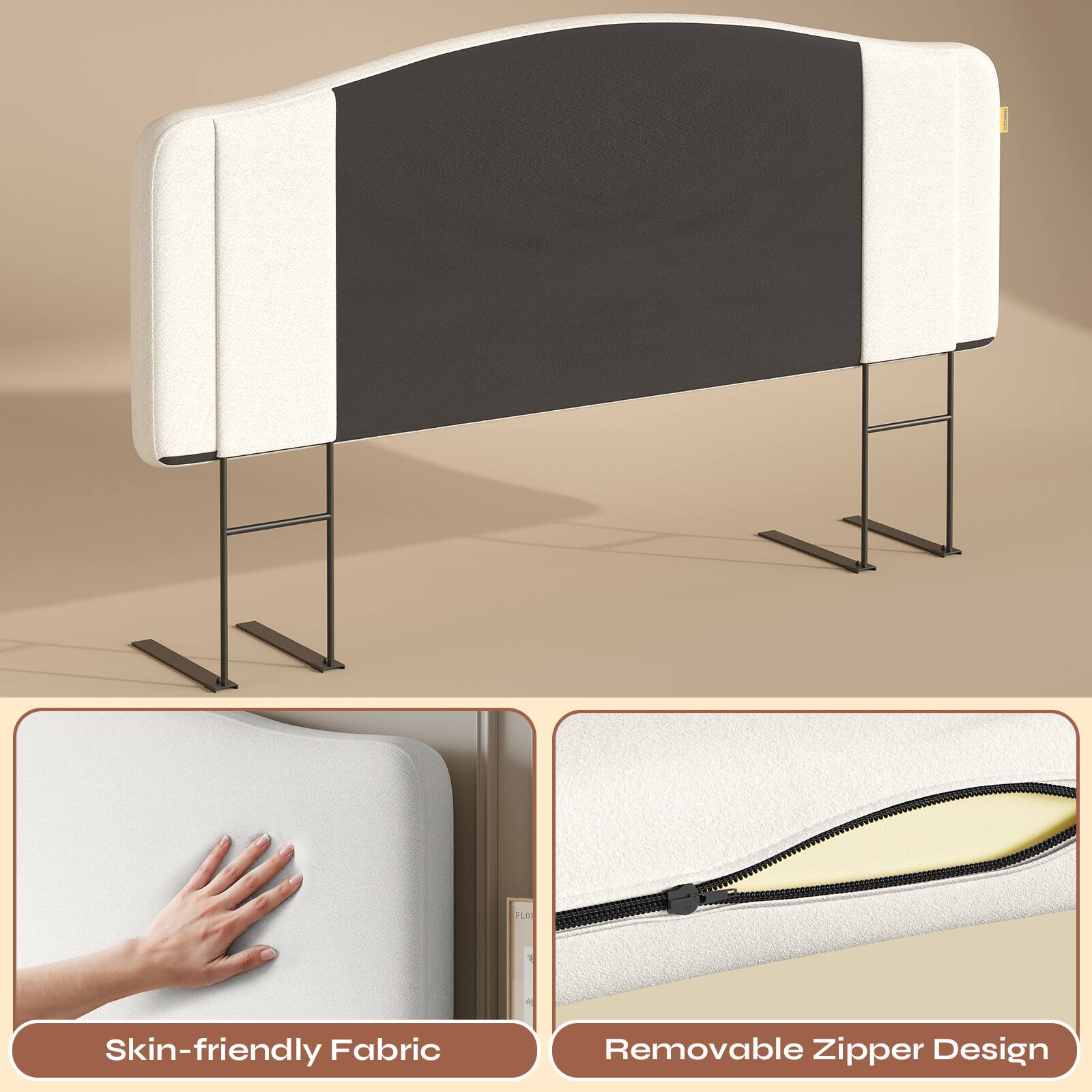 FLO Skin-friendly Fabric Removable Zipper Design