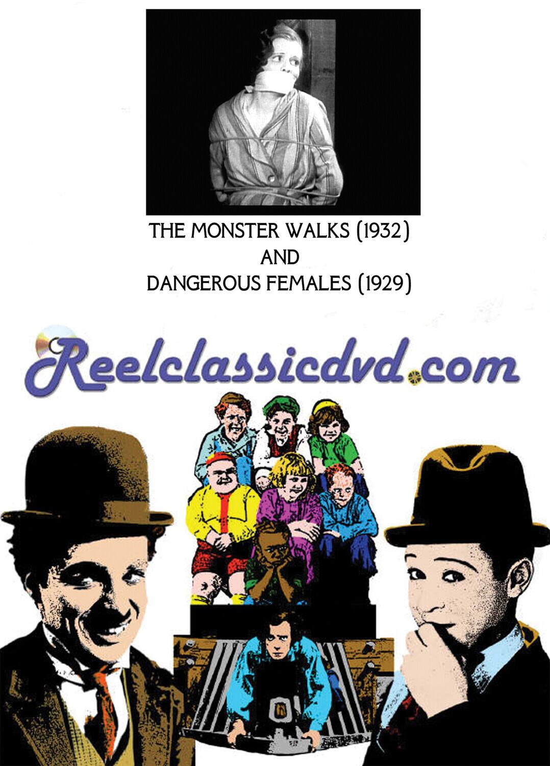 Front. The Monster Walks / Dangerous Females   - DVD.