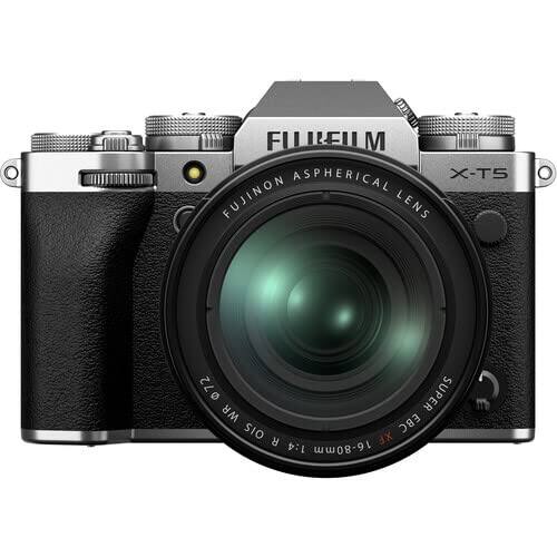 XT5 FUJIFILM カメラ Fujifilm X T5 Mirrorless Camera with 16 80mm Lens (Silver) Bundle
