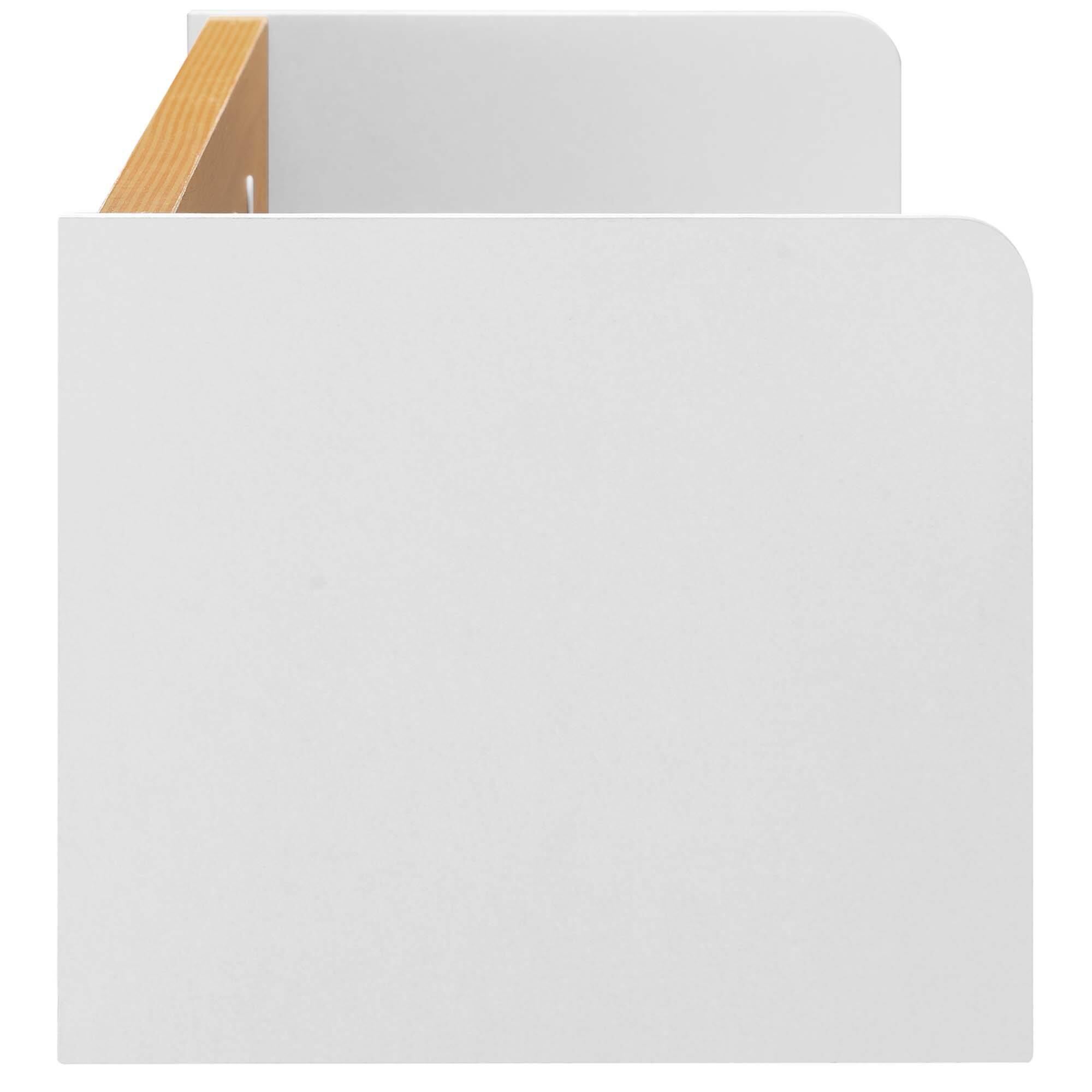 Alt View 2. Modway - Kinetic Wall-Mount Shelf by Modway - White Natural.