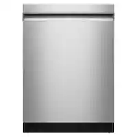 KitchenAid - 24" Front Control Built-In Tub Dishwasher with Third Level Utensil Rack and 47 dBA - Stainless Steel - Front_Zoom