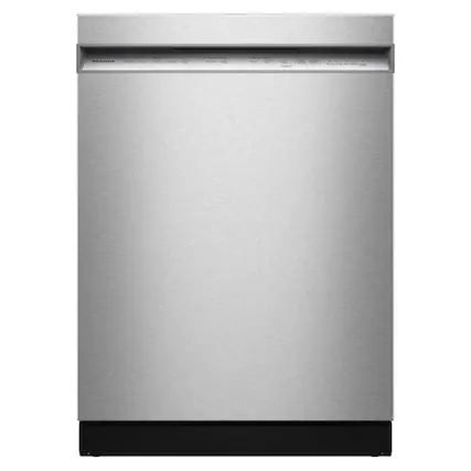 Front. KitchenAid - KitchenAid - 24" Front Control Built-In Tub Dishwasher with Third Level Utensil Rack and 47 dBA - PrintShield Stainless.