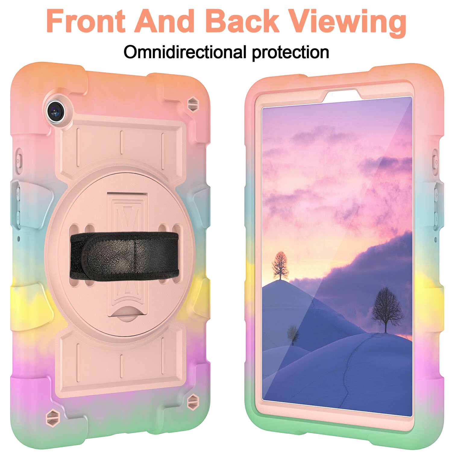 Front And Back Viewing  
Omnidirectional protection
