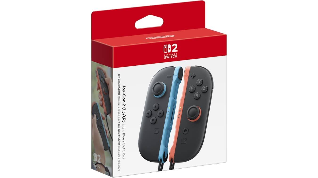 02 NINTENDO SWITCH  
C92 6 SWITCH Joy-Con 2 (L)/(R)  
Joy-Con bleu clair 2 / rouge (L)/(R) clair  
Jay-Con Light 2 Blue / Light Red  
+ X Y A B