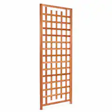 Front. All Things Cedar - All Things Cedar 84"x33" Outdoor Single Trellis Handcrafted for Climbing Plants - Natural.