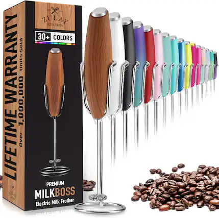 Lt 2715 ZULAY KITCHEN 30+ COLORS Sold WARRANTY 1,000,000 Units LIFETIME Over PREMIUM MILKBOSS Electric Milk Frother