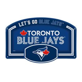 Evergreen Enterprises - Toronto Blue Jays 11" x 17" Embossed USA Steel Buckle Wall Sign - Multicolor