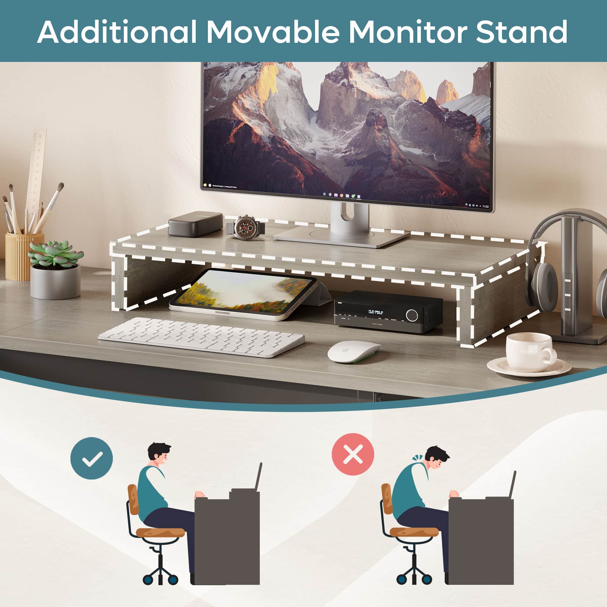 Additional Movable Monitor Stand - MPR | X