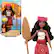 The image shows a doll of Moana, a character from the movie "Moana 2." The doll is holding a paddle, and there is a box in the background. The doll is wearing a red and white dress, and she is holding a paddle in her hand. The doll is posed in a way that suggests she is ready to go on an adventure.