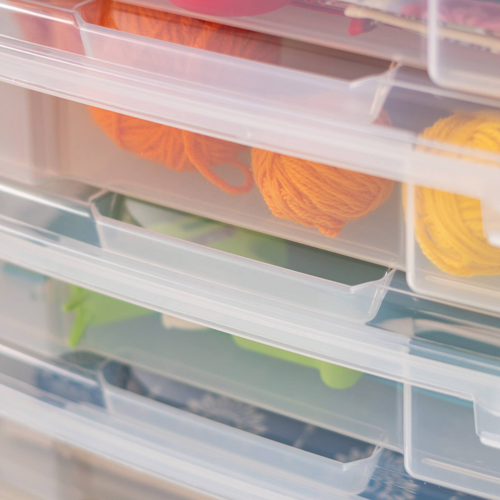 Alt View 3. IRIS USA - IRIS USA Paper Thick Portable Plastic Scrapbook Storage Snap Tight Cases.