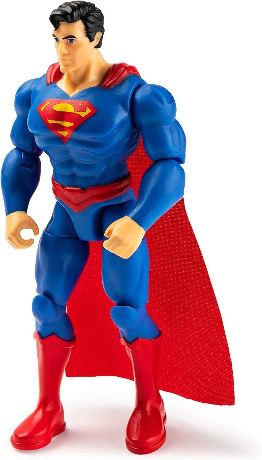 Alt View 4. DC Comics - DC Comics 4" Superman and Cyborg Action Figure 2-Pack with 6 Mystery Accessories and Collector Card, Poseable Superheros - Multi.