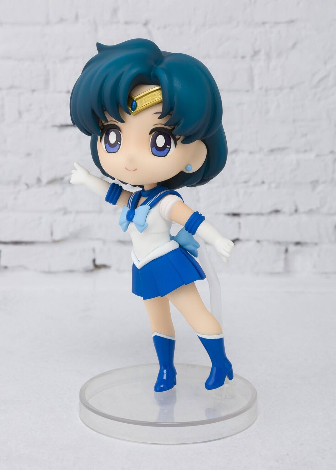 Alt View 3. Bandai - Tamashii Nations - Pretty Guardian Sailor Moon - Figuarts Mini - Sailor Mercury   - COLLECTIBLES - Multicolor.