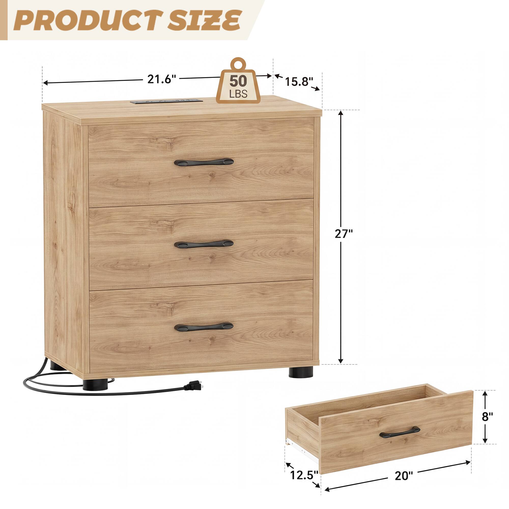 PRODUCT SIZE  
21.6" x 15.8" x 27"  
12.5" x 20" x 8"  
50 LBS